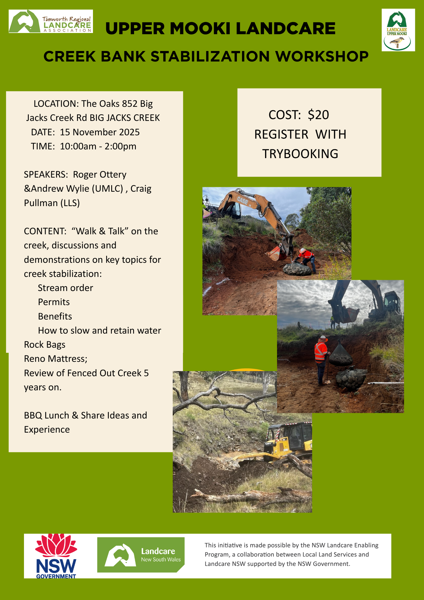 Creek Bank Stabilization Workshop