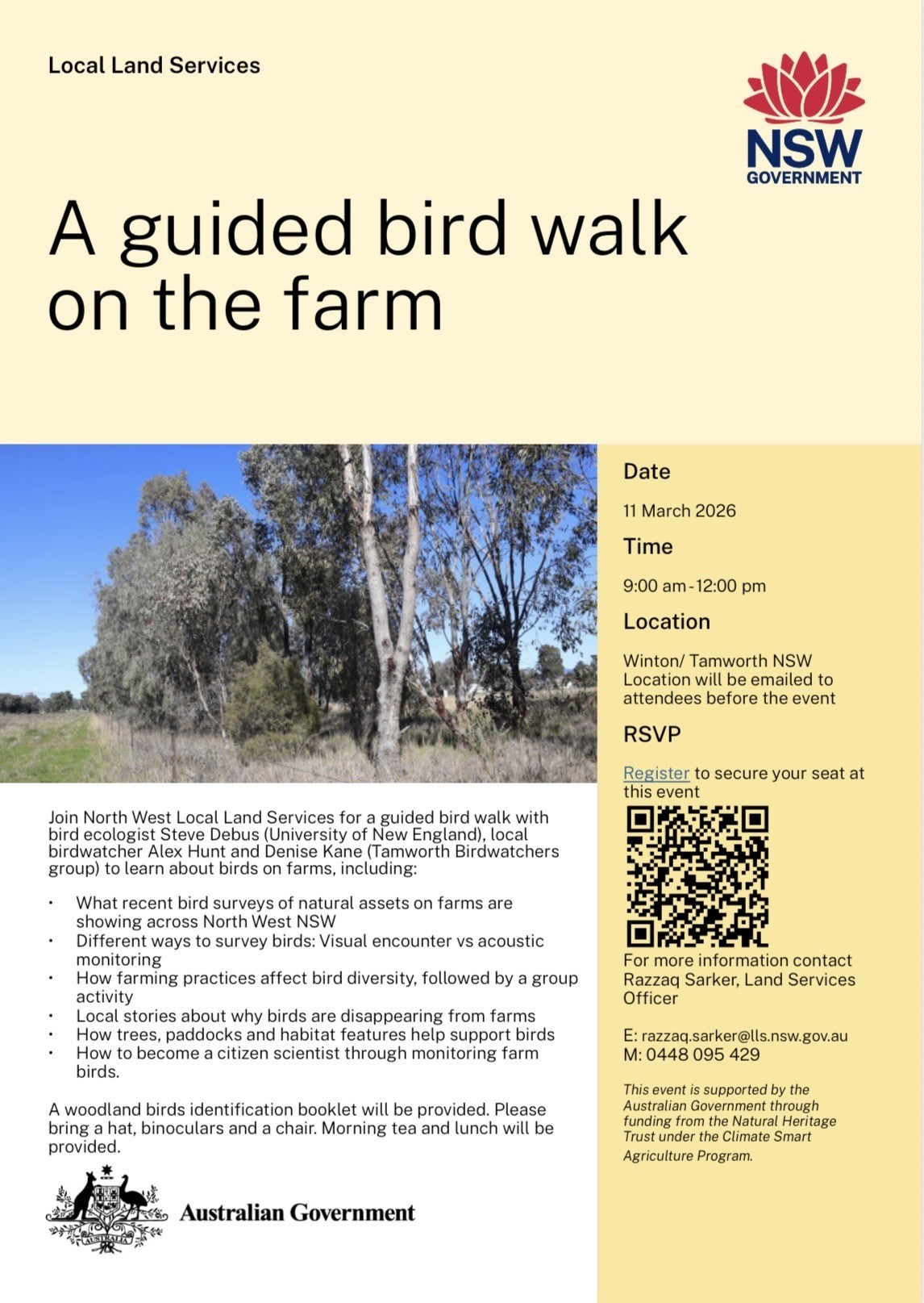 A Guided Bird Walk On The Farm