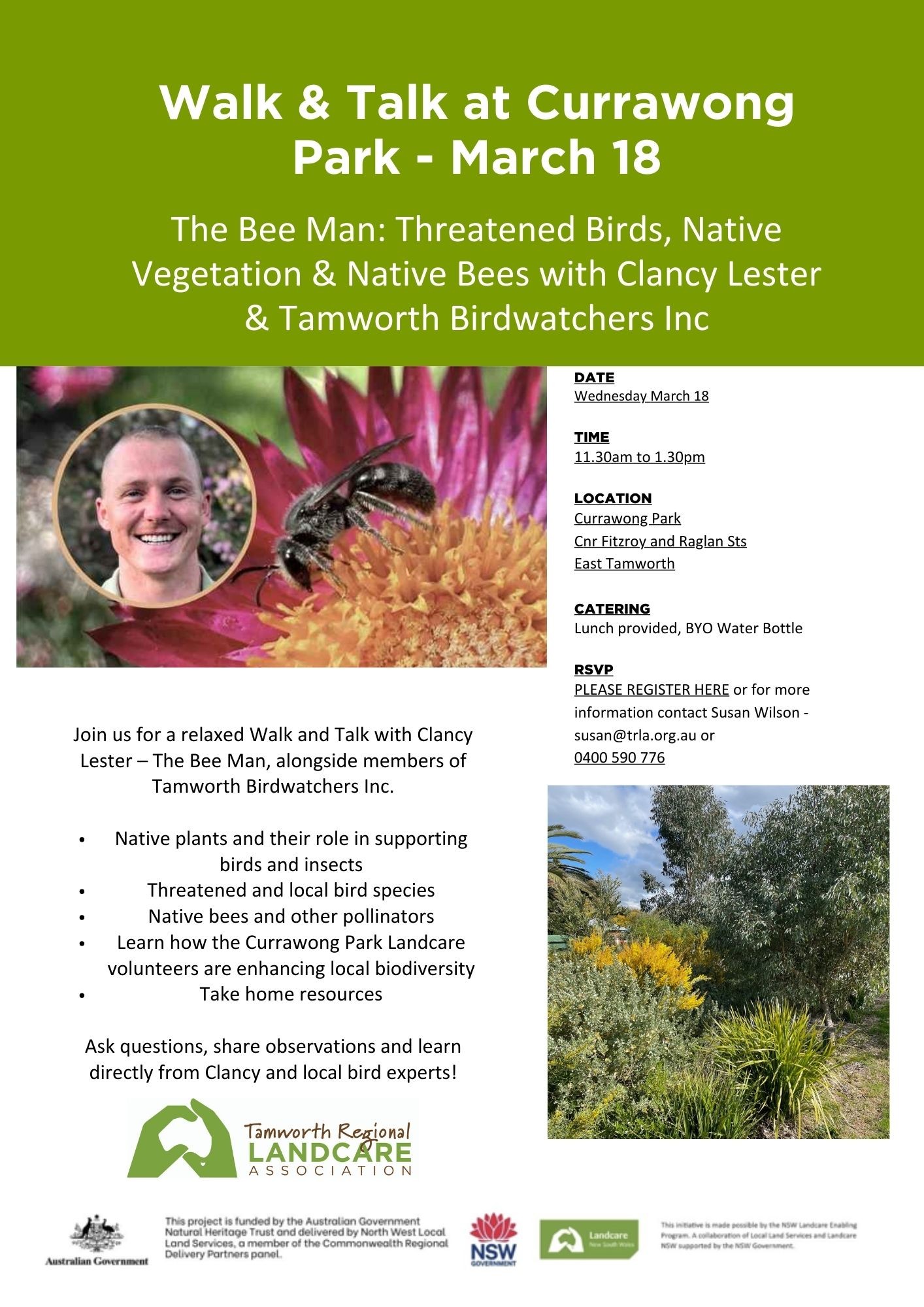 Walk & Talk At Currawong Park