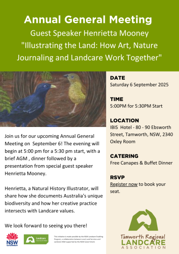 AGM with Guest Speaker Henrietta Mooney