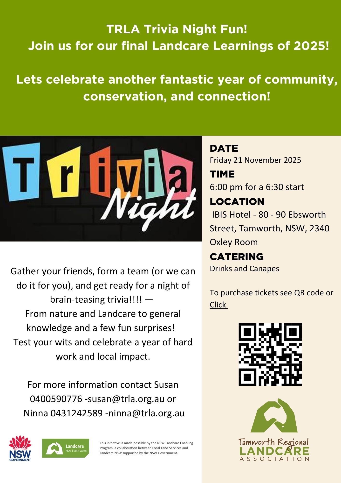 Landcare Learning - Trivia Night