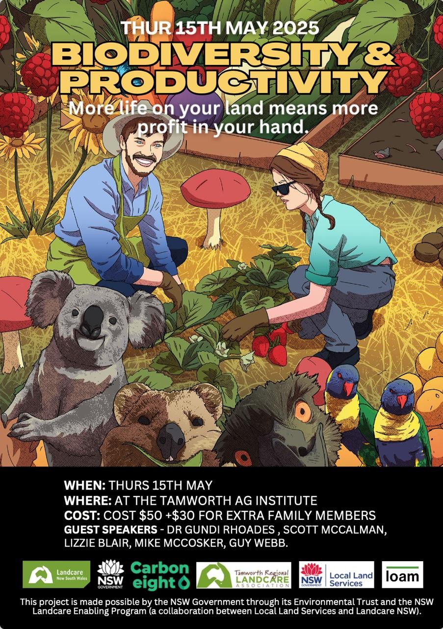 🌿 Biodiversity & Productivity – Tamworth Workshop | 15 May 🌿