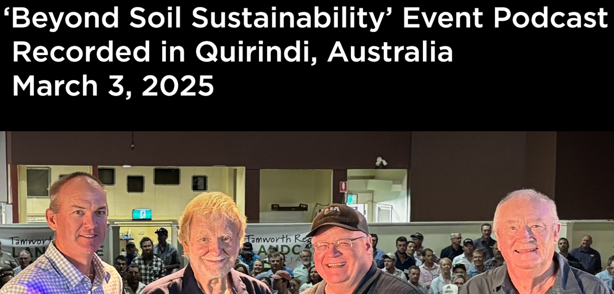 Beyond Soil Sustainability – Regenerative Agriculture Podcast