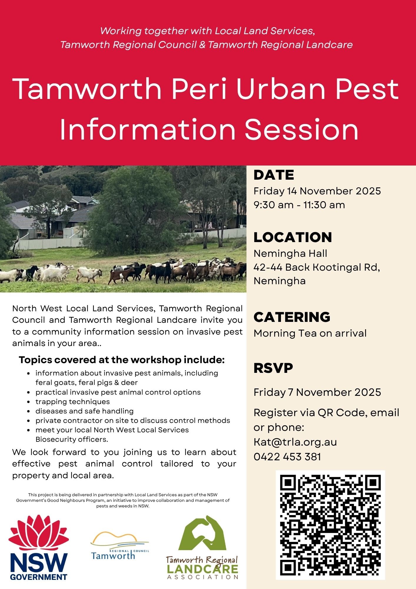 Tamworth Peri Urban Pest  Information Session