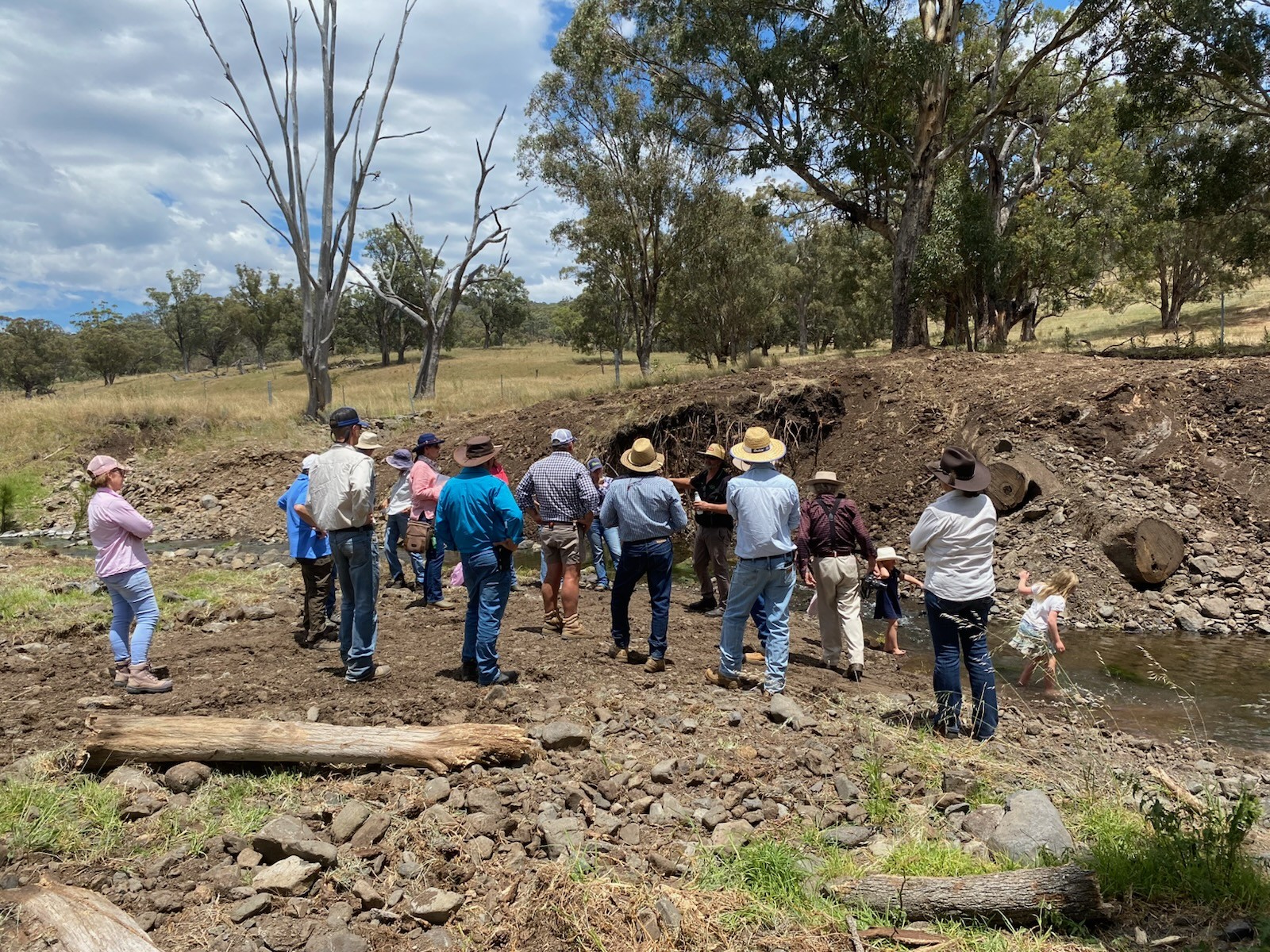 Upper Mooki Landcare’s Creekbank Stabilization and Water Management workshop