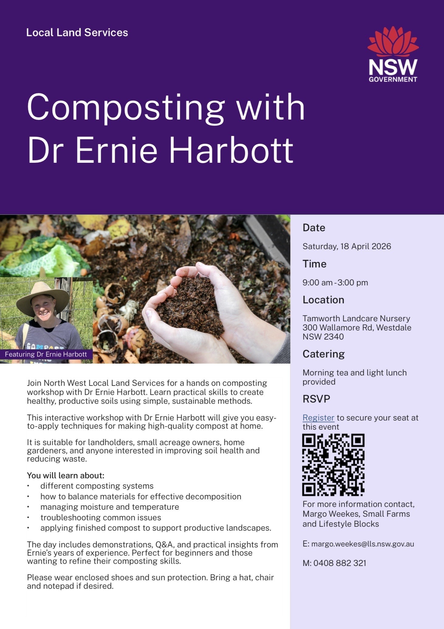 Composting Workshop With Dr Ernie Harbott
